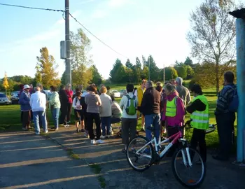 Photo d'un regroupement de l'ASCM « Les Mille-Pattes » en l'occasion d'une marche à pied